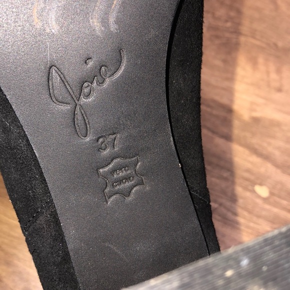 Joie size 37/6.5 Yara black suede pull on bootie - Picture 6 of 8